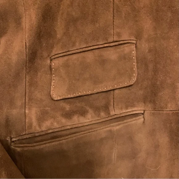 RALPH LAUREN POLO Suede Sport Coat Blazer Jacket - Picture 4 of 10
